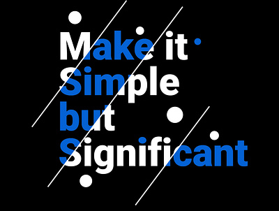 qhote typography design black blue design illustrator quote short type typography typography art