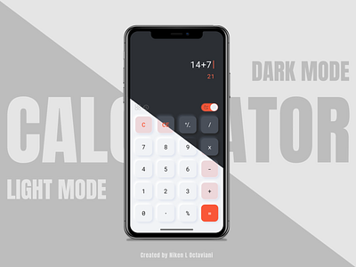 Calculator Mobile App UI Design