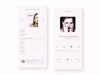 neomorph music app