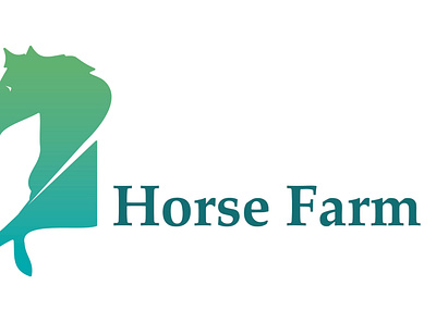 Logo Concept - Horse farm branding illustration logo web