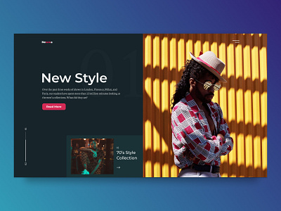 New fashion landing page concept design fashion figma landing page minimal ui website website design