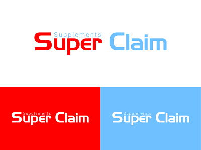 Super Claim Supplements Logo Design