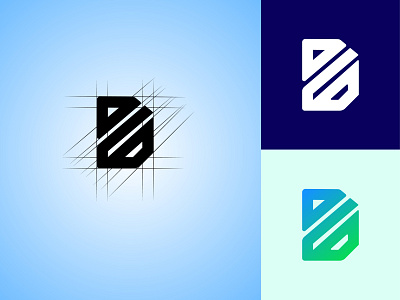 B Letter Logo Design