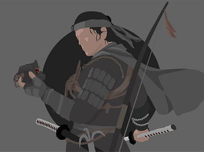 Ghost of Tsushima Vector character game games ghost of tsushima illustration vector