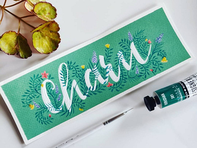 Lettering Names - Charu