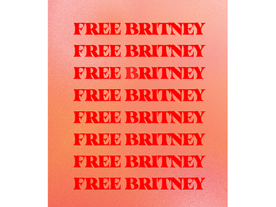 Free Britney britney spears illustration pink typogaphy womenofillustration