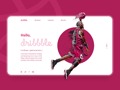 Hello Dribbble dribbble flat hello hello dribbble ui ui ux vector web web design