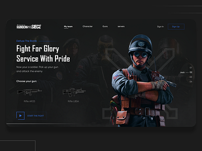 rainbow landing page (2) design game gaming ui ui ux web web design webdesign website design