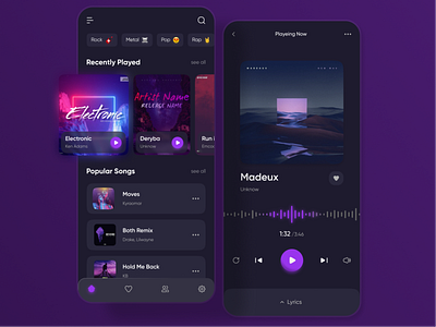 Music Player app application application ui music music app music player music player app music player ui ui ui ux