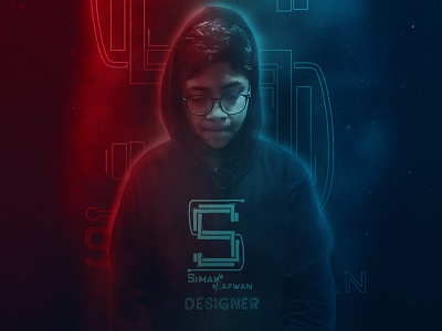 Simak Safwan adobe photoshop duallighting image editing logo logodesign