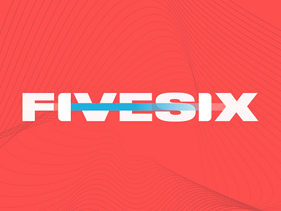 FiveSix: Wordmark Animation animation brand fivesix logo motion motion design motion graphics range slider typography vector visual design wordmark