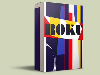 ROKU Game design graphic design package suprematism