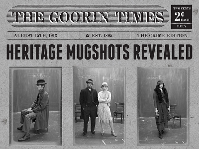Heritage Mugshots Gazette