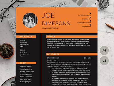 1, 2 & 3 PAGE RESUME TEMPLATE MADE WITH MICROSOFT WORD create resume