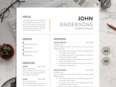 1, 2 & 3 PAGE RESUME TEMPLATE MADE WITH MICROSOFT WORD create resume