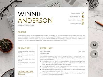 Professional Resume design ,Modern Resume, Resume designer