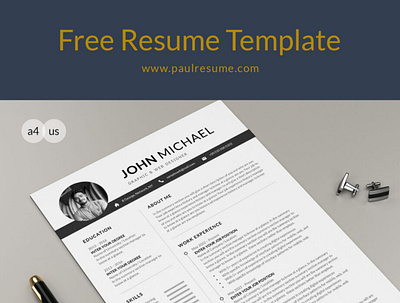 free resume template download in Microsoft word free creative resume