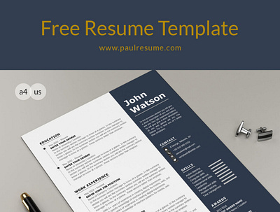 Free A4 and US Word Resume Download free creative resume