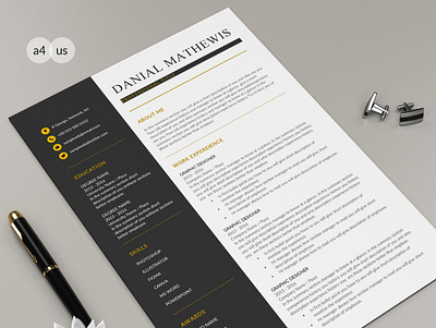 Free 1 Page Resume Template free word resume