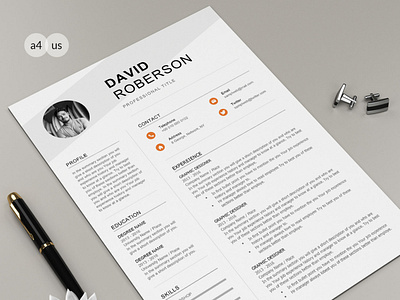 Free 1 Page Resume Template