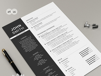 Free 1 Page Resume Template free word resume