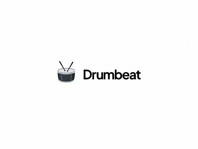 Drum emoji logo black branding clean design drum emoji graphic design logo logotype minimalistic startup vector