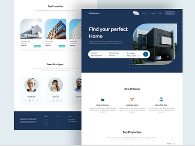 Real Estate Landing Page