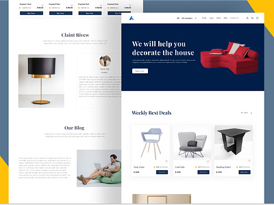 E-commerce  Landing page