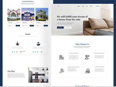 Real Estate Home page