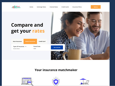 Banking Web bank banking branding design home homepage landing landingpage office ux web website