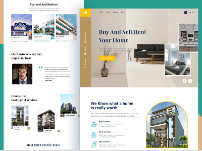 Real Estate Landing Page app uiux balding hompage house desing web app uiux home balding hompage house hompage house hotel house real estate agency room ui home balding hompage house uiux web app uiux