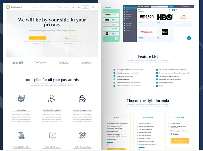 password safe landing page all password bank banking design home homepage last password lending page password poplar saved security top ui ux web