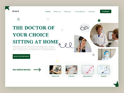 Online Healthcare service web design