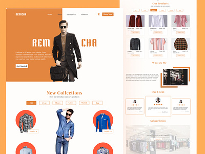 Fashion E-Comarca Website