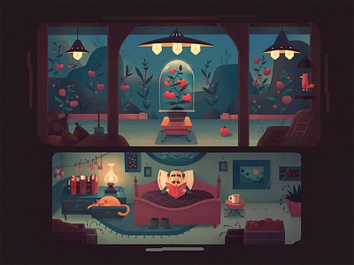 Shelter project art character concept dribbble fireart fireart studio illustration