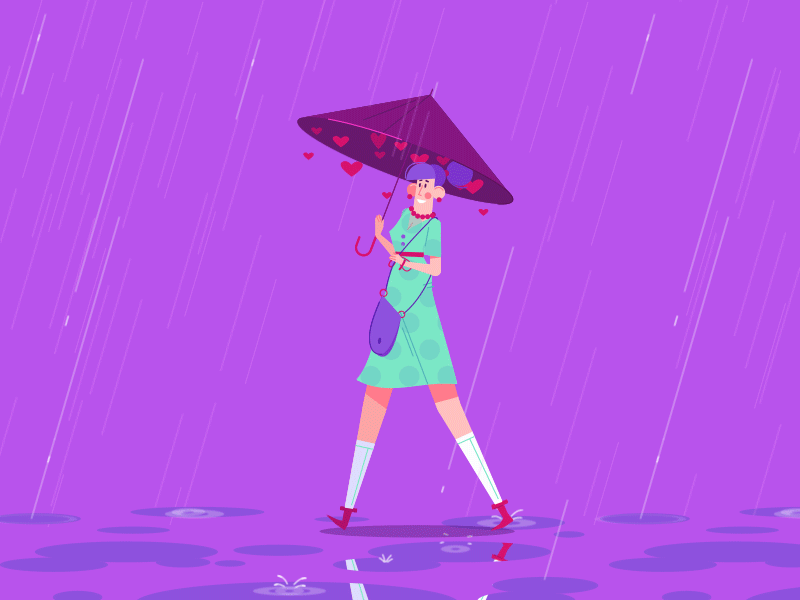 Looking for adventures walk cycle motion gif animation fireart art illustration concept design fireart studio character