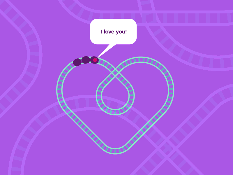 Happy Valentine's Day! gif art design 2d illustration motion animation