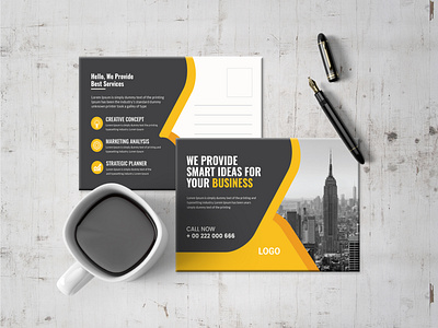 postcard design template