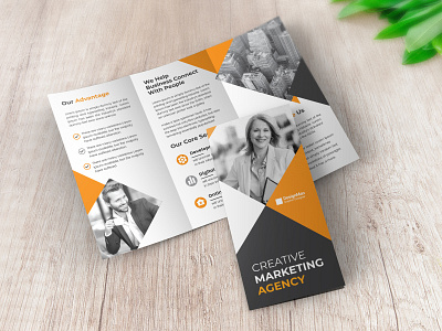 tri fold brochure design template - brochure design - business