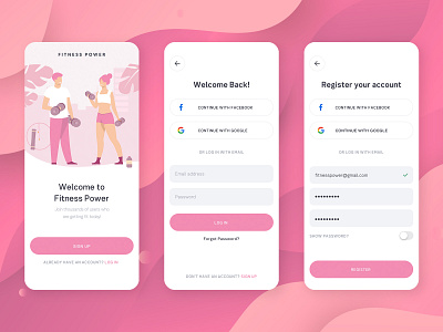 Fitness app - Daily UI #001