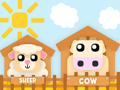 Farm Lands art background design game graphic design illustration