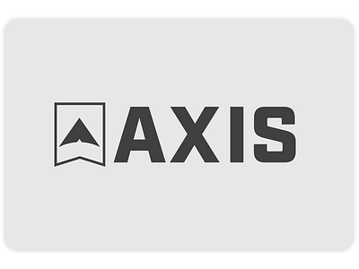 AXIS branding design logo typography