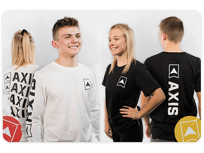 AXIS Merch apparel design logo