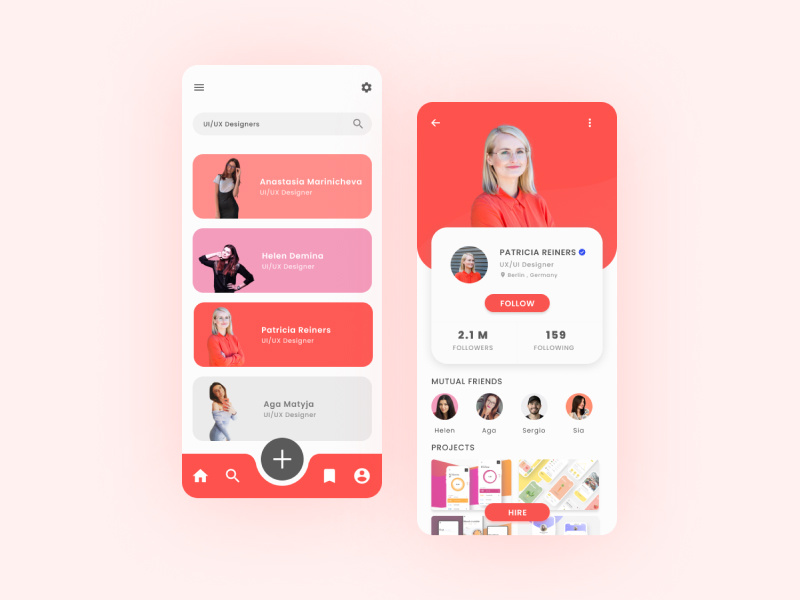 Profile Screen by Jomin George Attayil on Dribbble