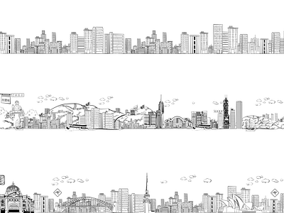 Storyboarding landscape illustrations for PayPal video