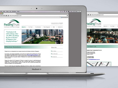 Padang Trust Website uiux web design web development
