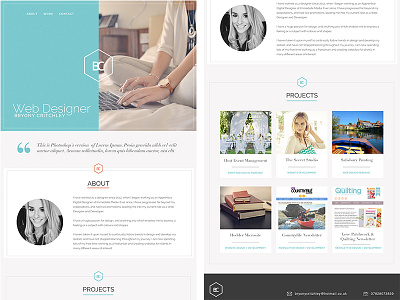 Portfolio Homepage design creative deign dev feedback graphics green responsive web webdesign