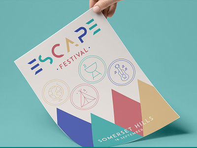 Escape design festival graphic poster