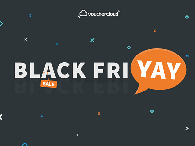 Black Friday Vouchercloud black friday campaign celebration colour and lines friyay illustration offer sale shapes