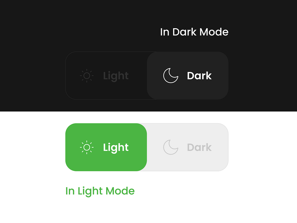 UX Dark Mode Button Style by İbrahim Can on Dribbble